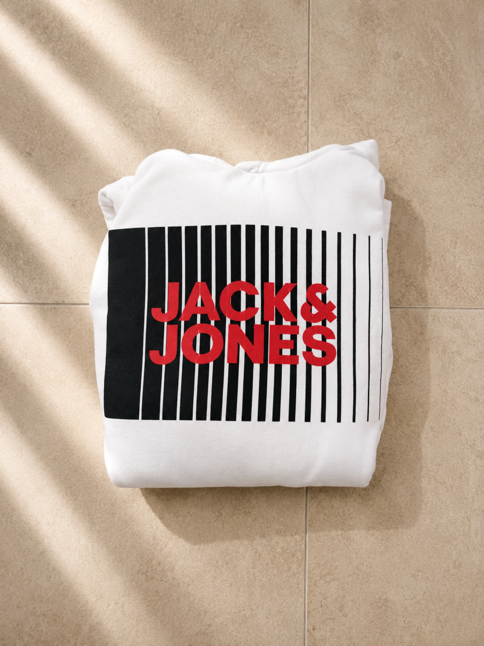 Jack & Jones Sudadera Blanca con Capucha